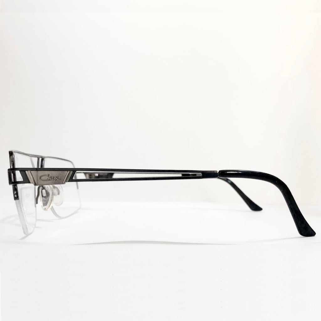 CAZAL 7032 003 Eyeglasses Frames in Black / Antique Silver - New Authentic