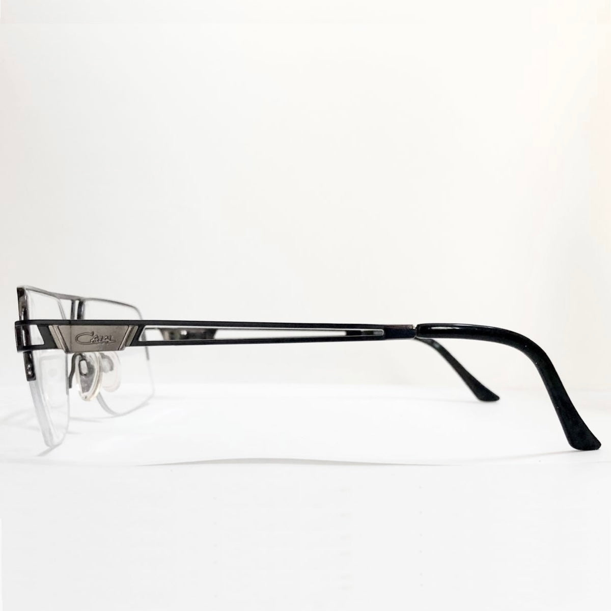 CAZAL 7032 003 Eyeglasses Frames in Black / Antique Silver - New Authentic