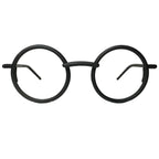 Kartell KL018V01 Round Eyeglasses Frames in Black -  Authentic New