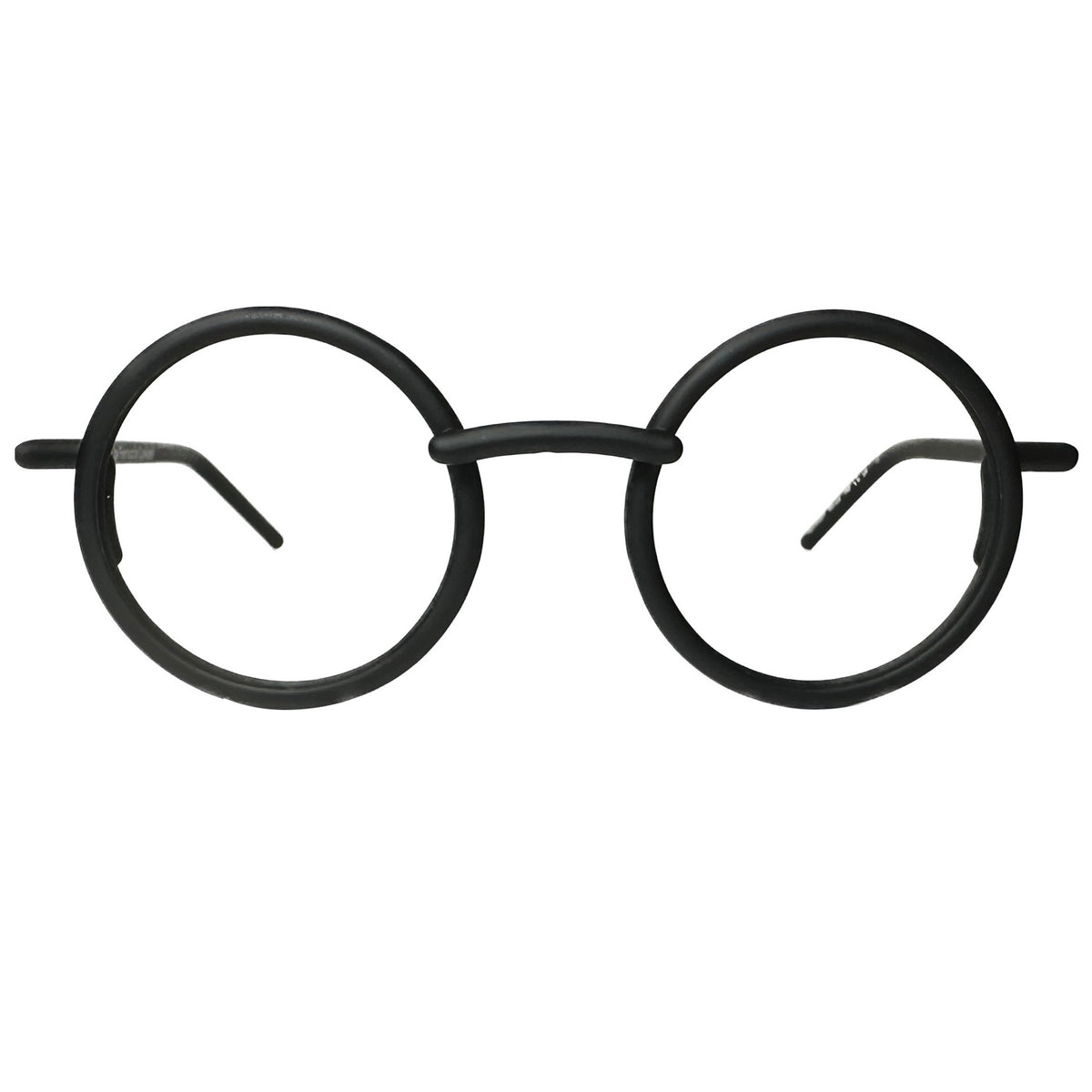 Kartell KL018V01 Round Eyeglasses Frames in Black -  Authentic New