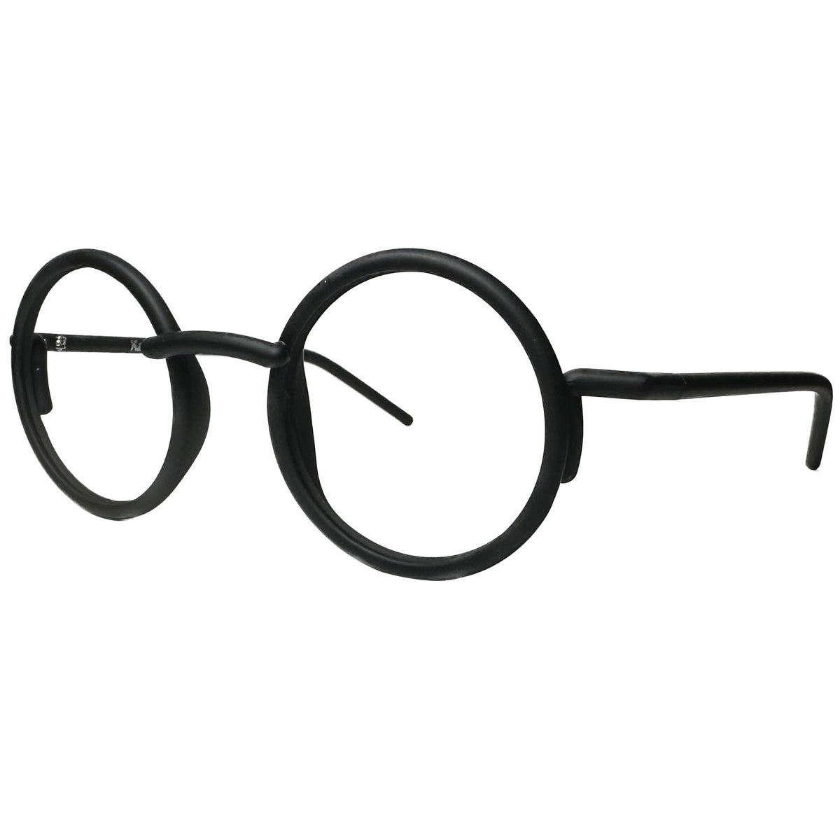 Kartell KL018V01 Round Eyeglasses Frames in Black -  Authentic New
