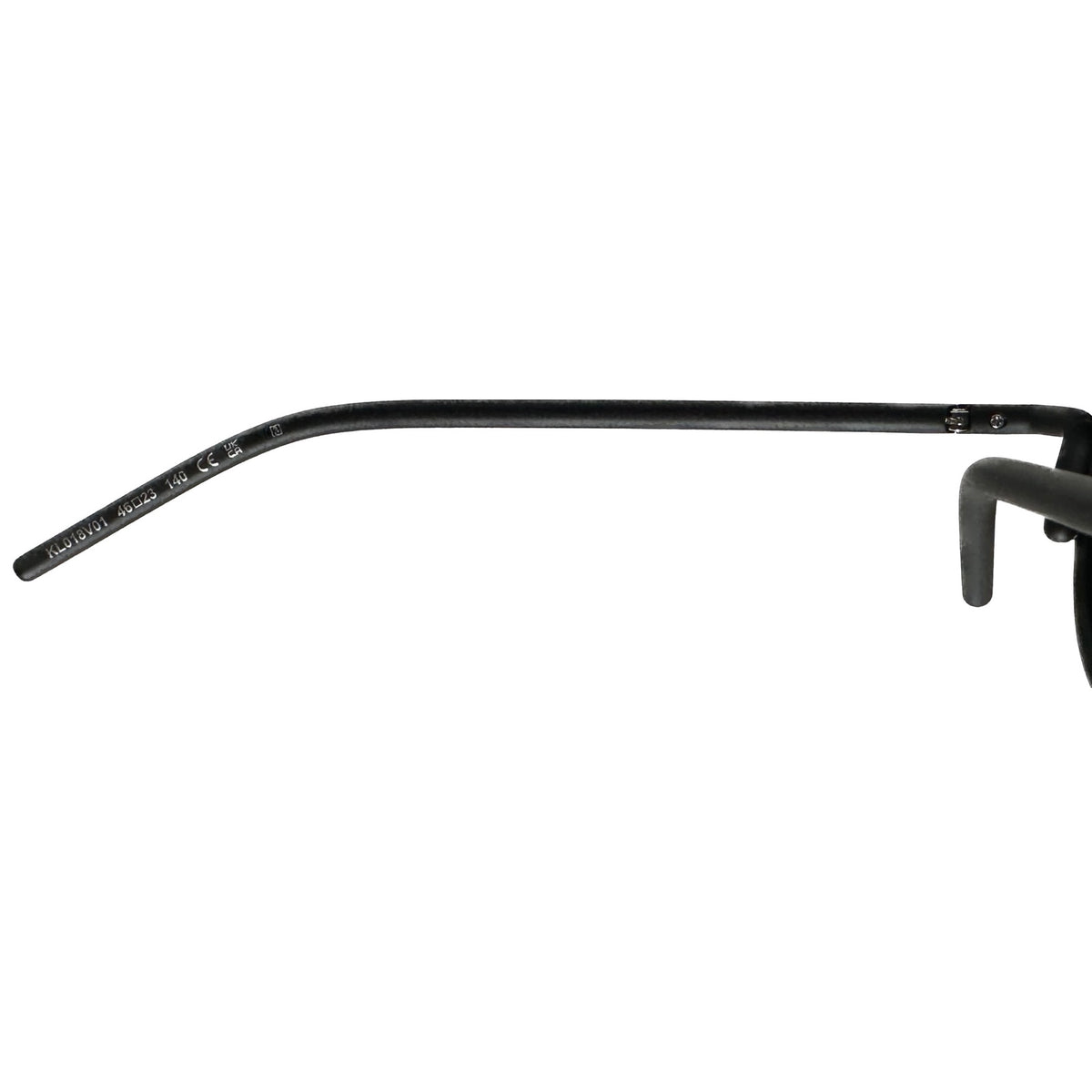 Kartell KL018V01 Round Eyeglasses Frames in Black -  Authentic New