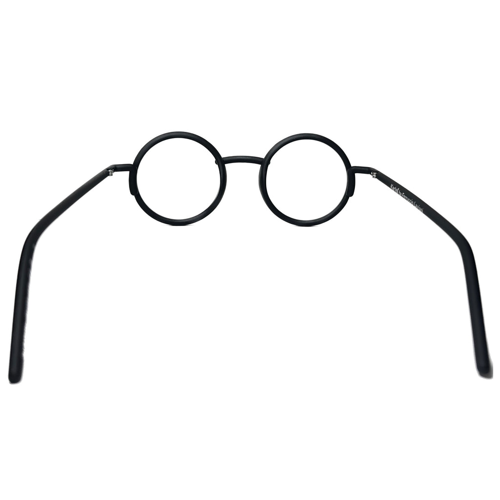 Kartell KL018V01 Round Eyeglasses Frames in Black -  Authentic New