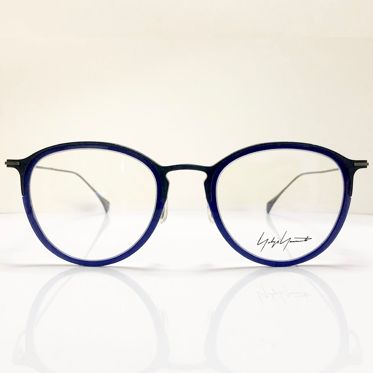 Yohji Yamamoto YY1042 606 Eyeglasses Frame in Blue- Authentic New