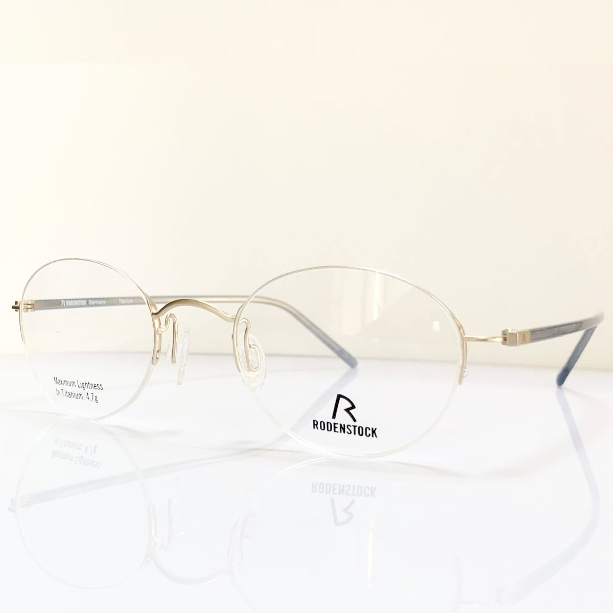 RODENSTOCK R7052 D Eyeglasses Frames in Gold/Grey - Authentic New