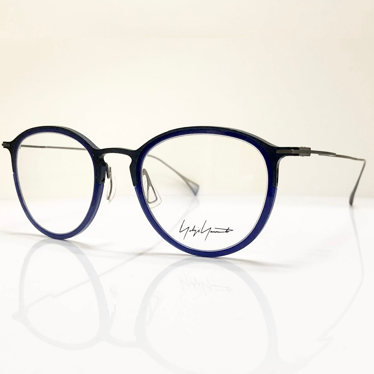 Yohji Yamamoto YY1042 606 Eyeglasses Frame in Blue- Authentic New