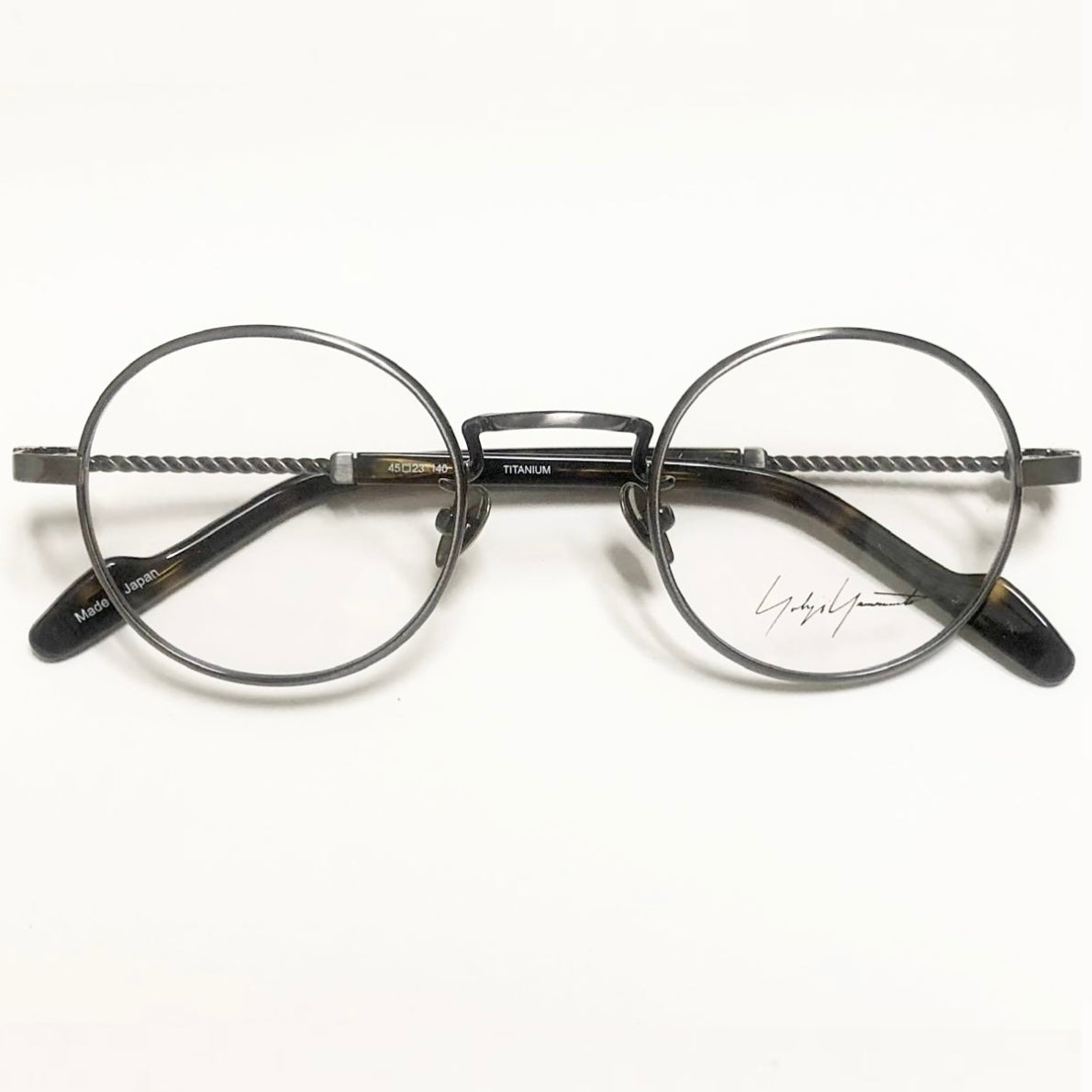 Yohji Yamamoto YY19-0028 2 Round Eyeglasses Frame - Authentic New