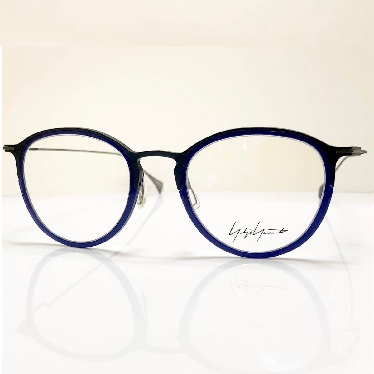 Yohji Yamamoto YY1042 606 Eyeglasses Frame in Blue- Authentic New