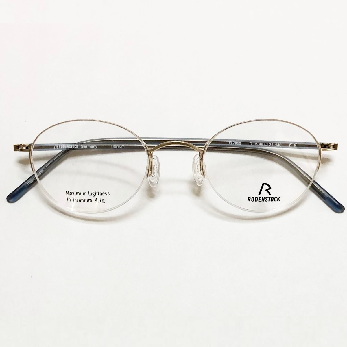 RODENSTOCK R7052 D Eyeglasses Frames in Gold/Grey - Authentic New