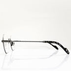 Yohji Yamamoto YY19-0030-3 Men's Eyeglasses Frame in Antique Silver - Authentic New