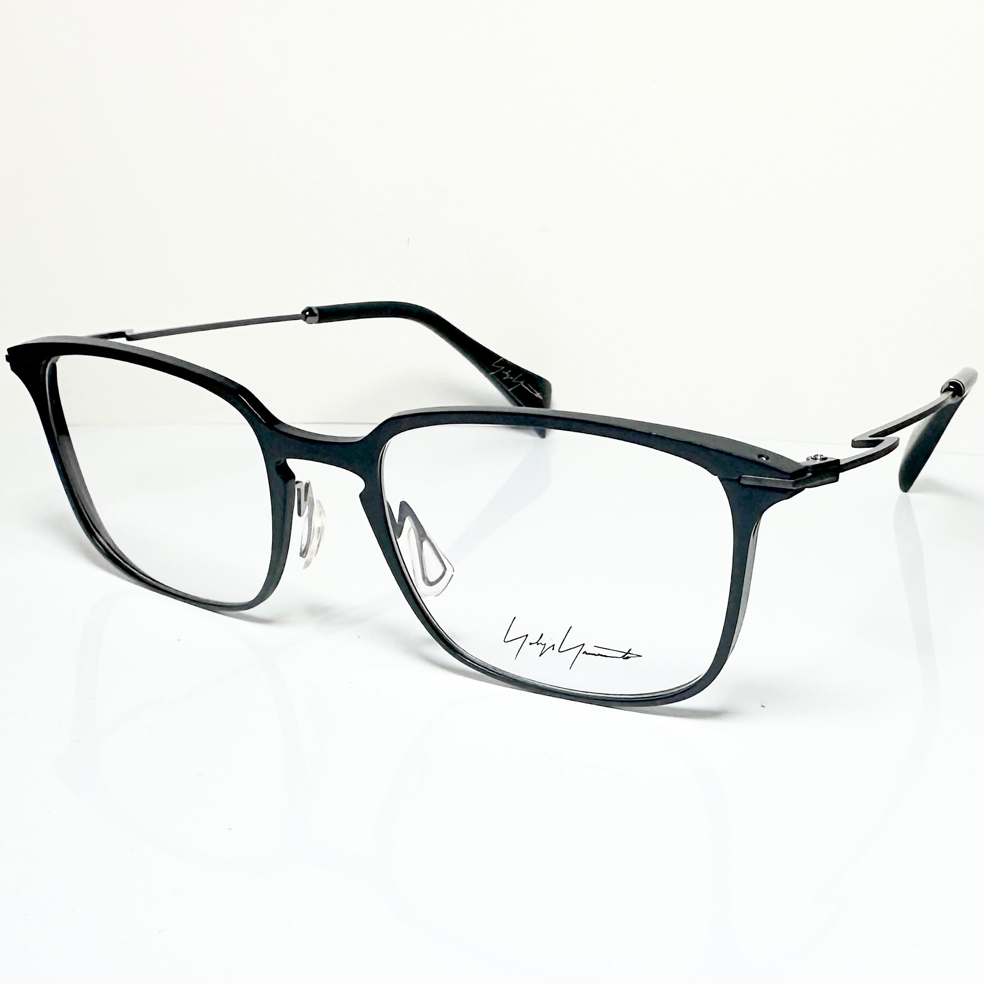 Yohji Yamamoto YY3029 002 Men's Eyeglasses Frame in Black - Authentic New