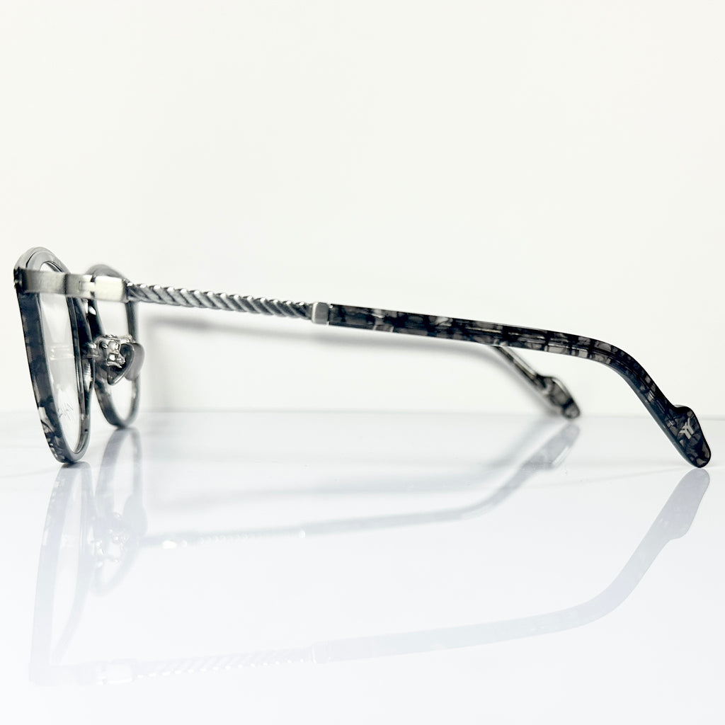 Yohji Yamamoto YY19-0031 03 Men's Eyeglasses Frame in Gunmetal - Authentic New