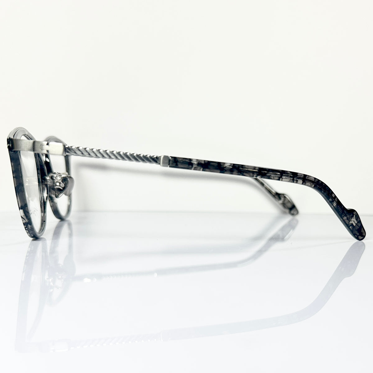 Yohji Yamamoto YY19-0031 03 Men's Eyeglasses Frame in Gunmetal - Authentic New