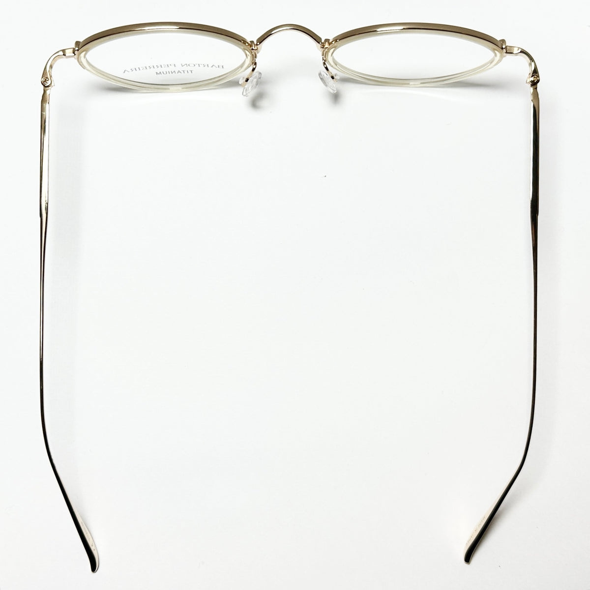 Barton Perreira AINO CHA/GOL Unisex Eyeglasses Frame NEW Authentic