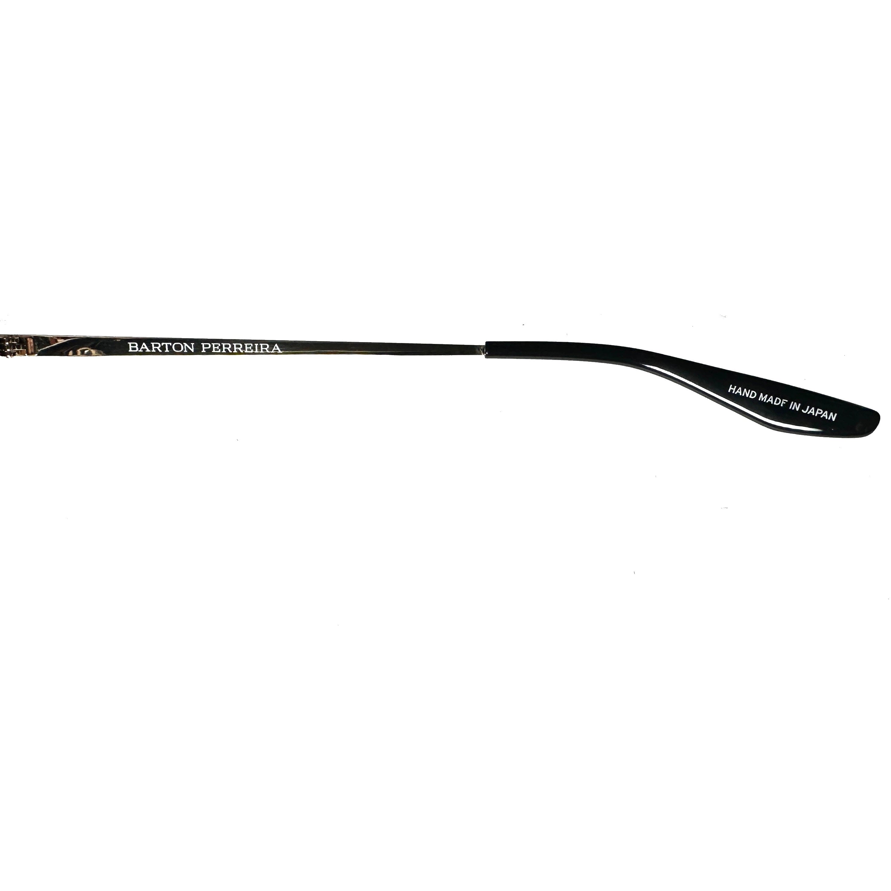 Barton Perreira ATKINS BLA/GOL Men Sunglasses Frame NEW Authentic
