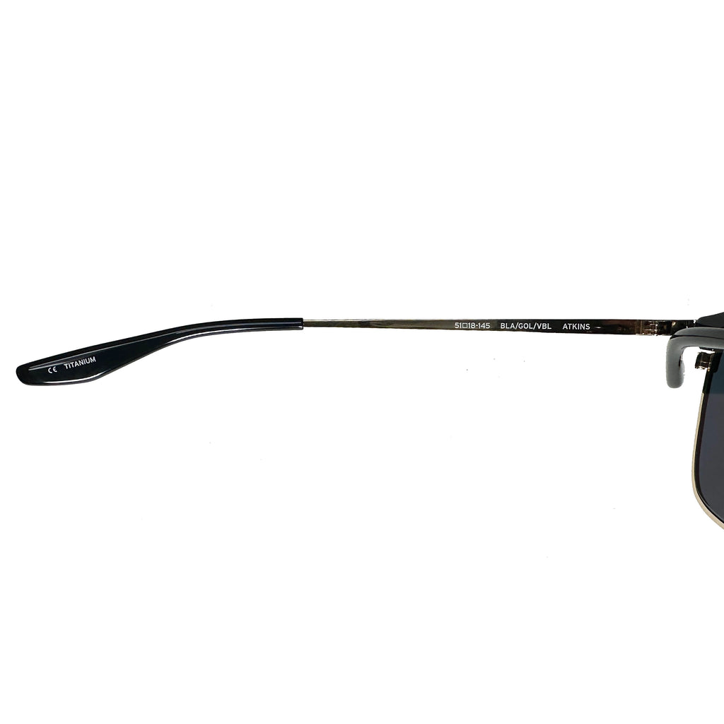 Barton Perreira ATKINS BLA/GOL Men Sunglasses Frame NEW Authentic