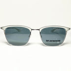 Barton Perreira ATKINS Men's Sunglasses Frame Matt Silver Crystal Authentic New