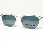 Barton Perreira ATKINS Men's Sunglasses Frame Matt Silver Crystal Authentic New