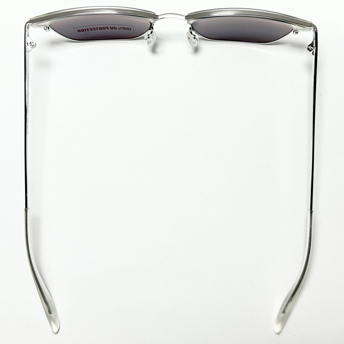 Barton Perreira ATKINS Men's Sunglasses Frame Matt Silver Crystal Authentic New