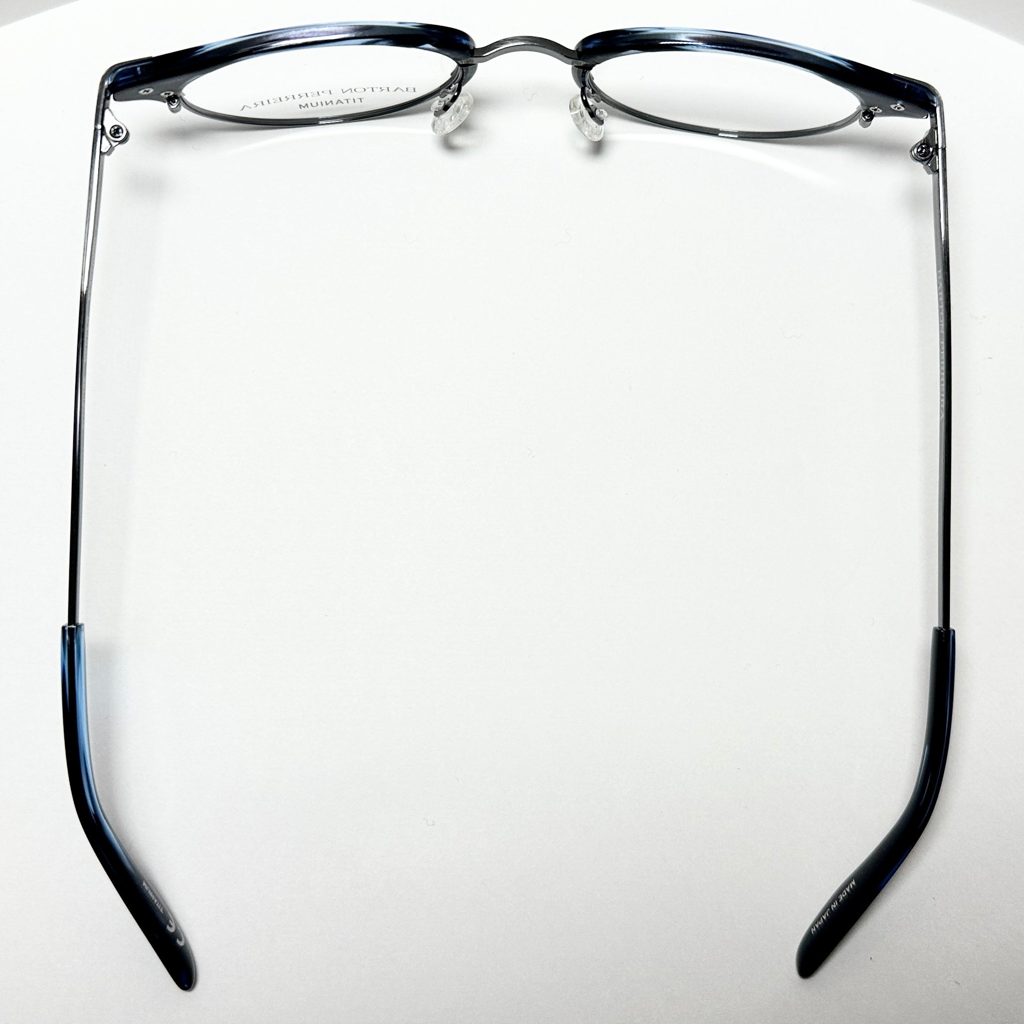 Barton Perreira CLARENDON MDT/PEW Unisex Eyeglasses Frame NEW Authentic