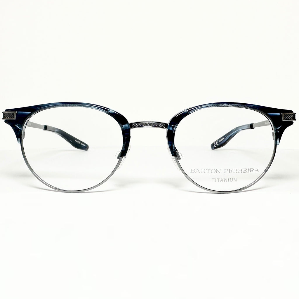 Barton Perreira CLARENDON MDT/PEW Unisex Eyeglasses Frame NEW Authentic