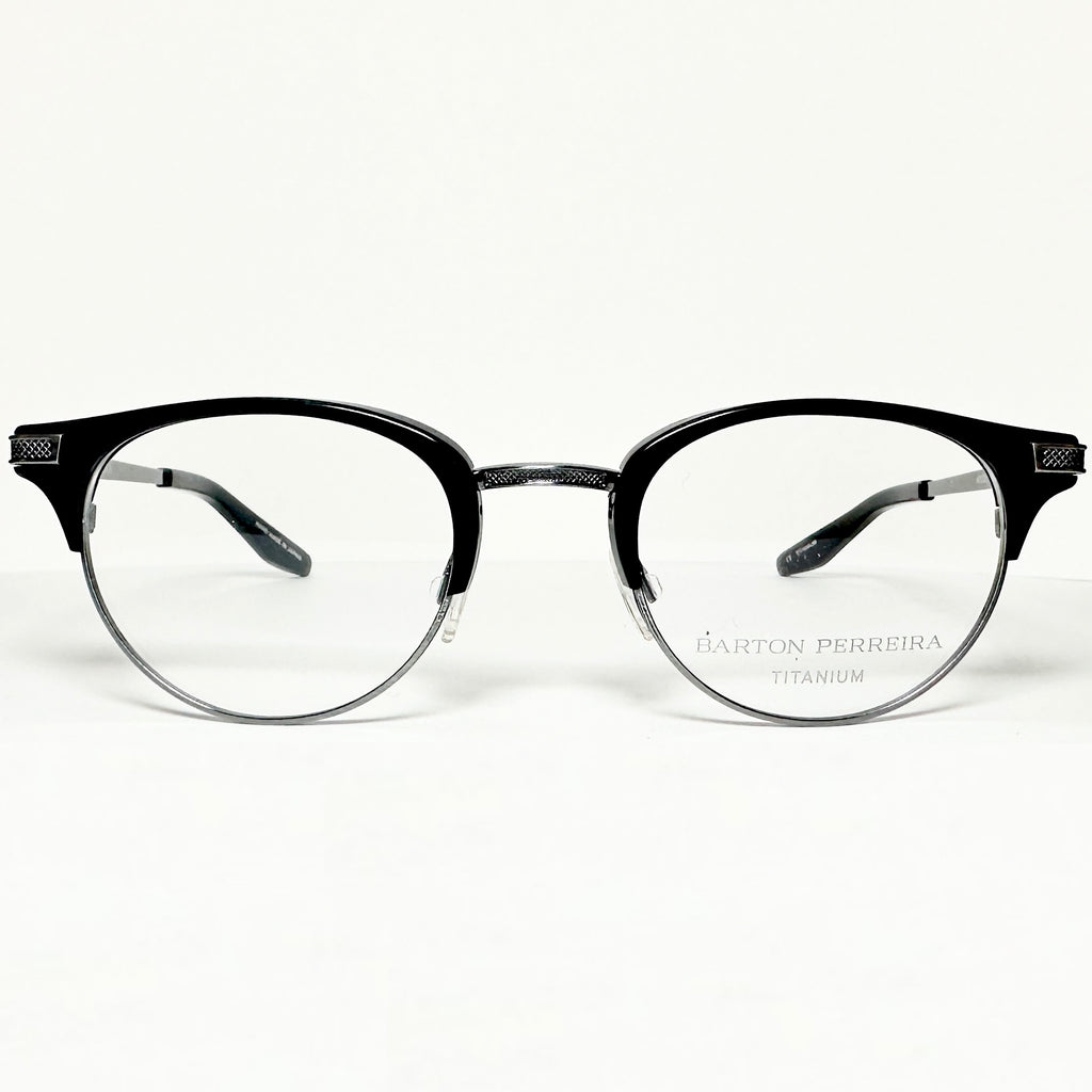Barton Perreira CLARENDON BLA/PEW Unisex Eyeglasses Frame NEW Authentic