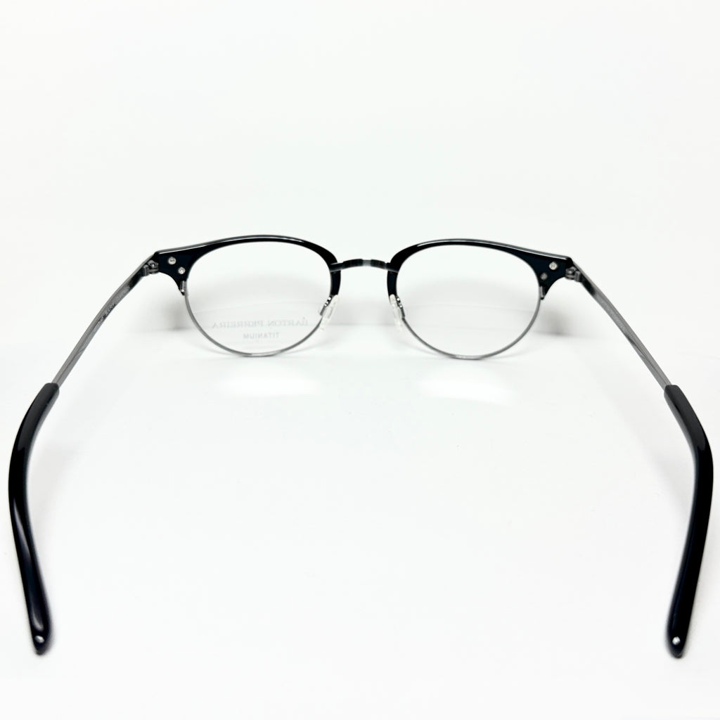 Barton Perreira CLARENDON BLA/PEW Unisex Eyeglasses Frame NEW Authentic