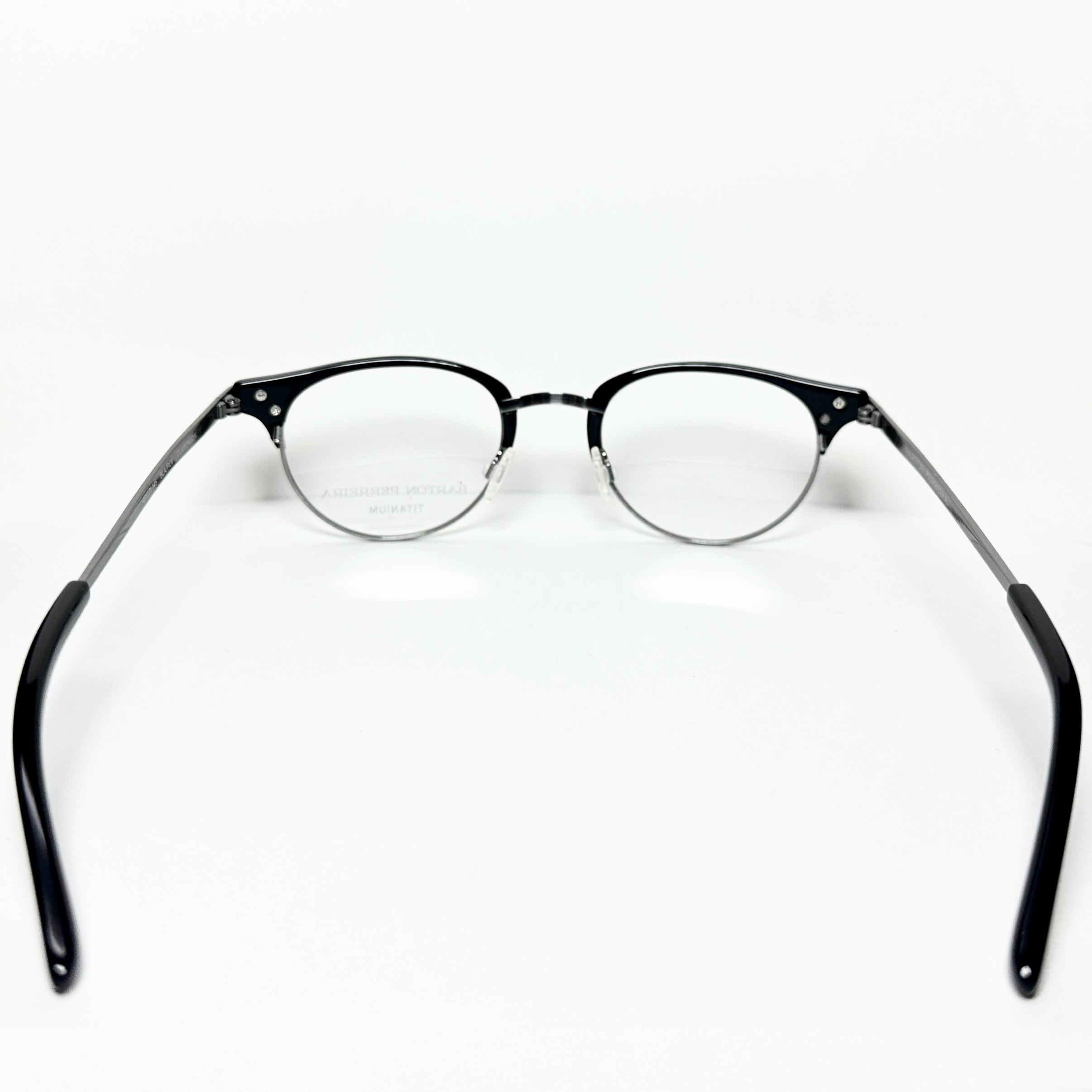 Barton Perreira CLARENDON BLA/PEW Unisex Eyeglasses Frame NEW Authentic