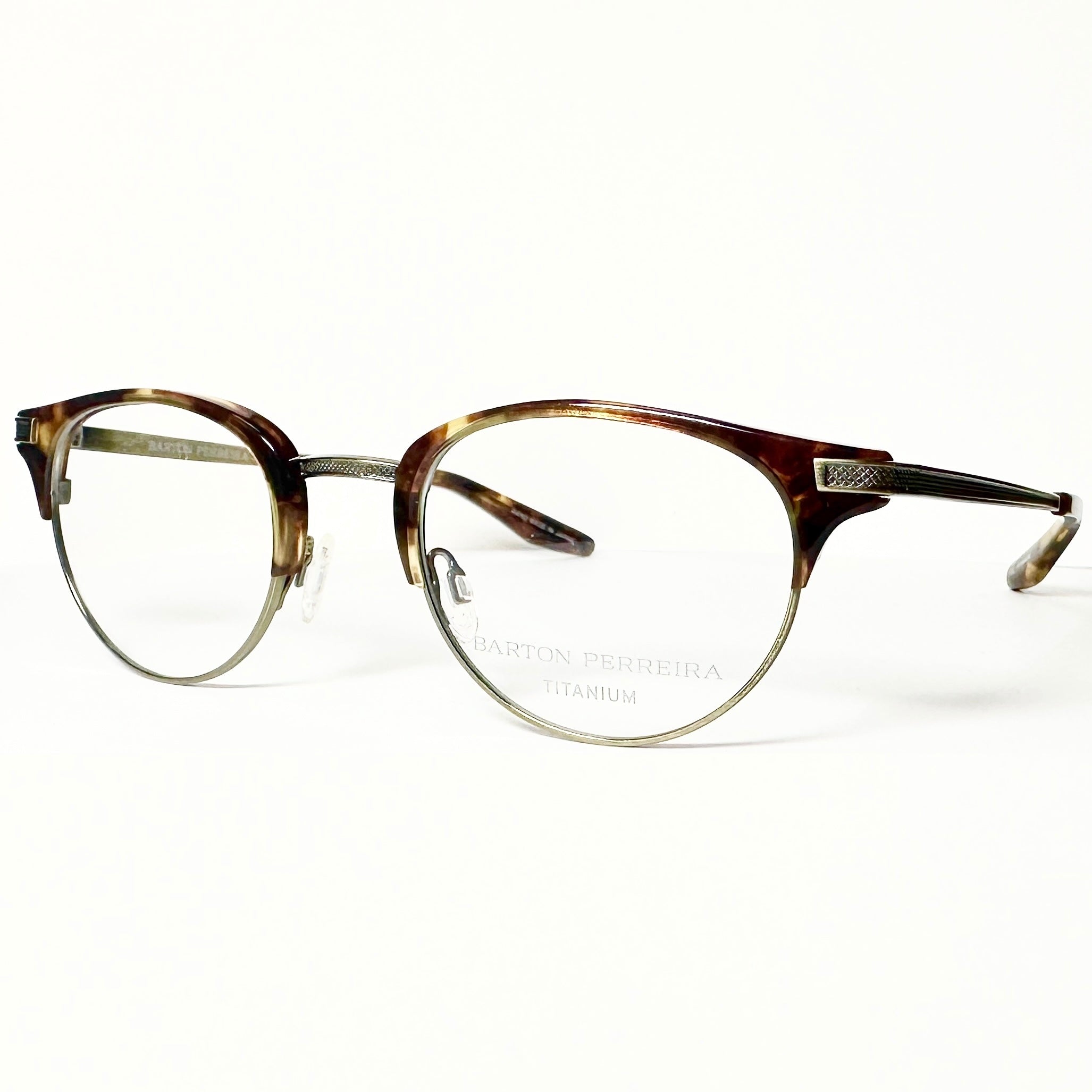 Barton Perreira CLARENDON CHE/ANG Unisex Eyeglasses Frame NEW Authentic