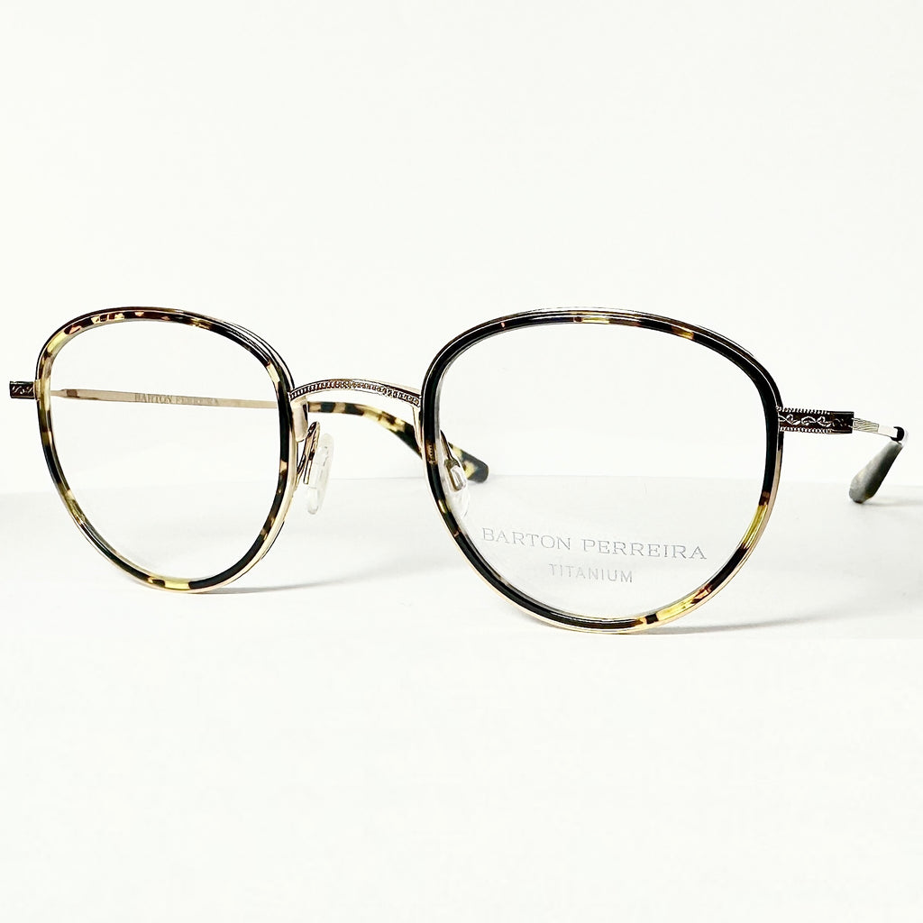 Barton Perreira ESKY HEC/GOL Unisex Eyeglasses Frame NEW Authentic