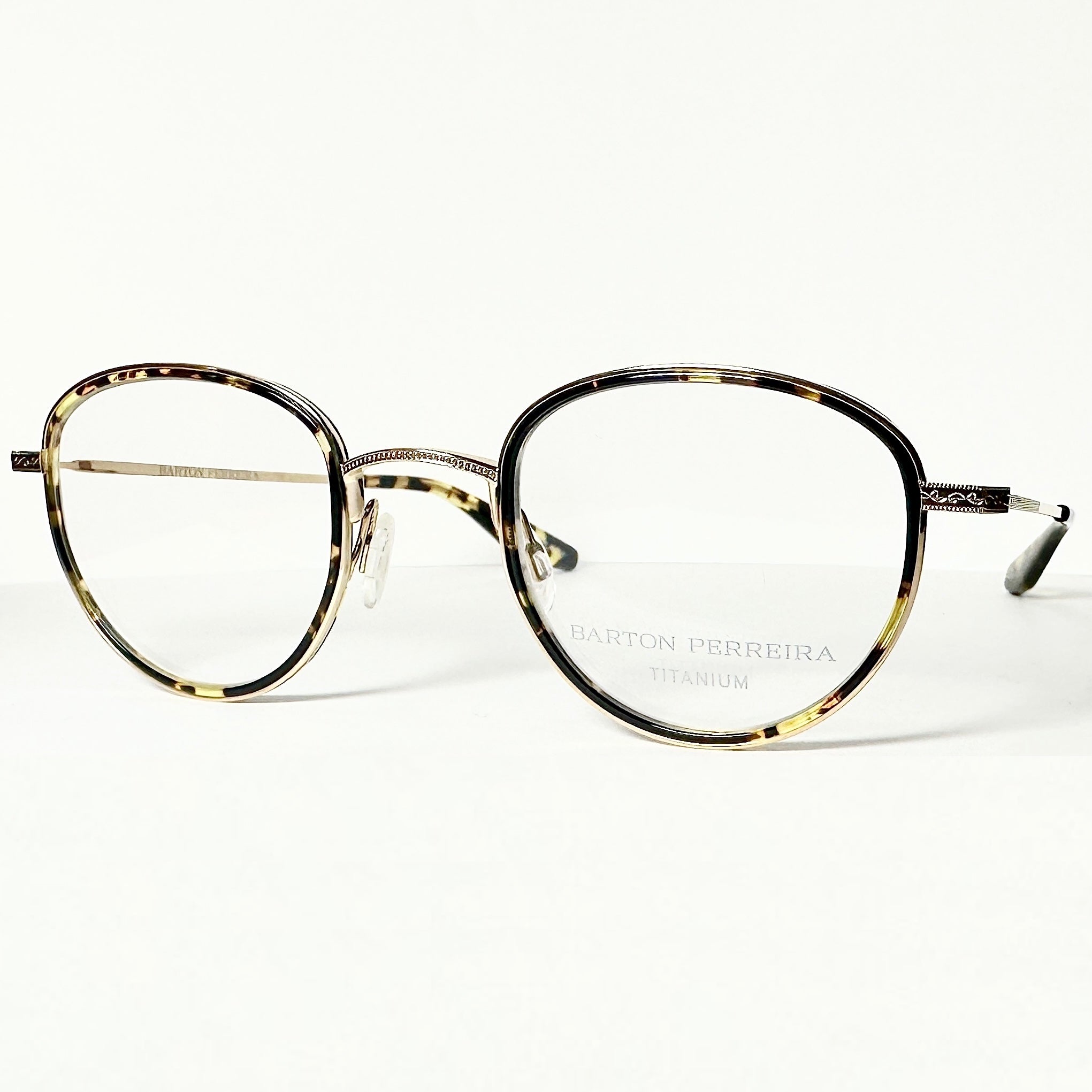 Barton Perreira ESKY HEC/GOL Unisex Eyeglasses Frame NEW Authentic