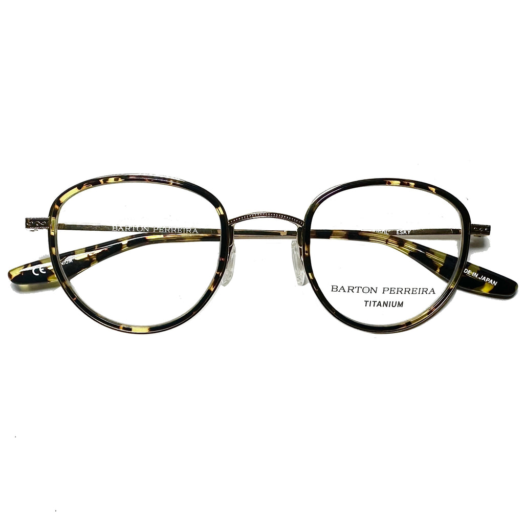 Barton Perreira ESKY HEC/GOL Unisex Eyeglasses Frame NEW Authentic
