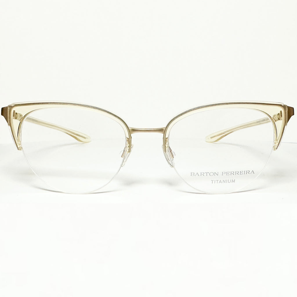 Barton Perreira CIRCE Women's Eyeglasses Frame in Champagne/Gold - Authentic New