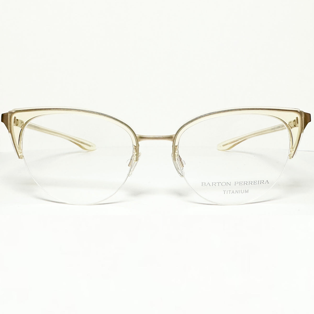 Barton Perreira CIRCE Women's Eyeglasses Frame in Champagne/Gold - Authentic New