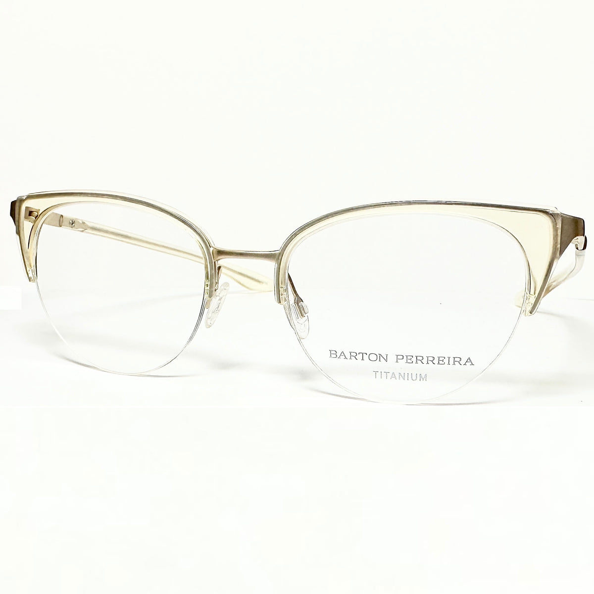 Barton Perreira CIRCE Women's Eyeglasses Frame in Champagne/Gold - Authentic New