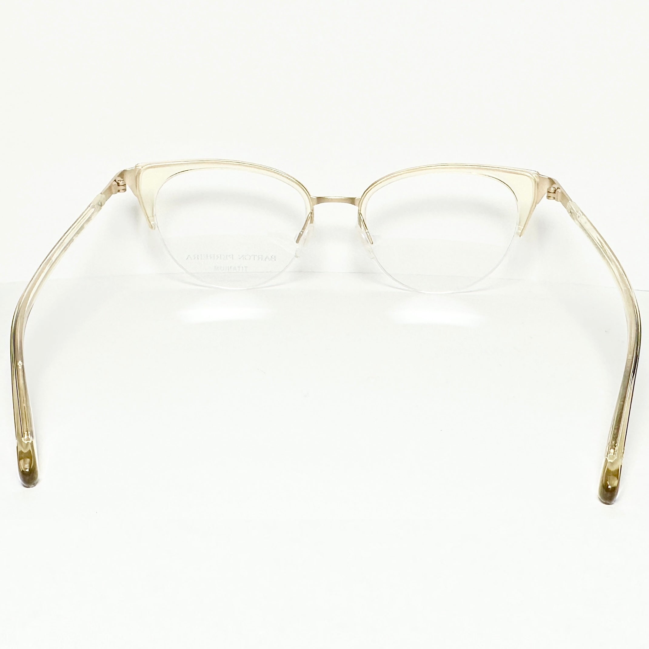 Barton Perreira CIRCE Women's Eyeglasses Frame in Champagne/Gold - Authentic New