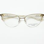 Barton Perreira CIRCE Women's Eyeglasses Frame in Champagne/Gold - Authentic New