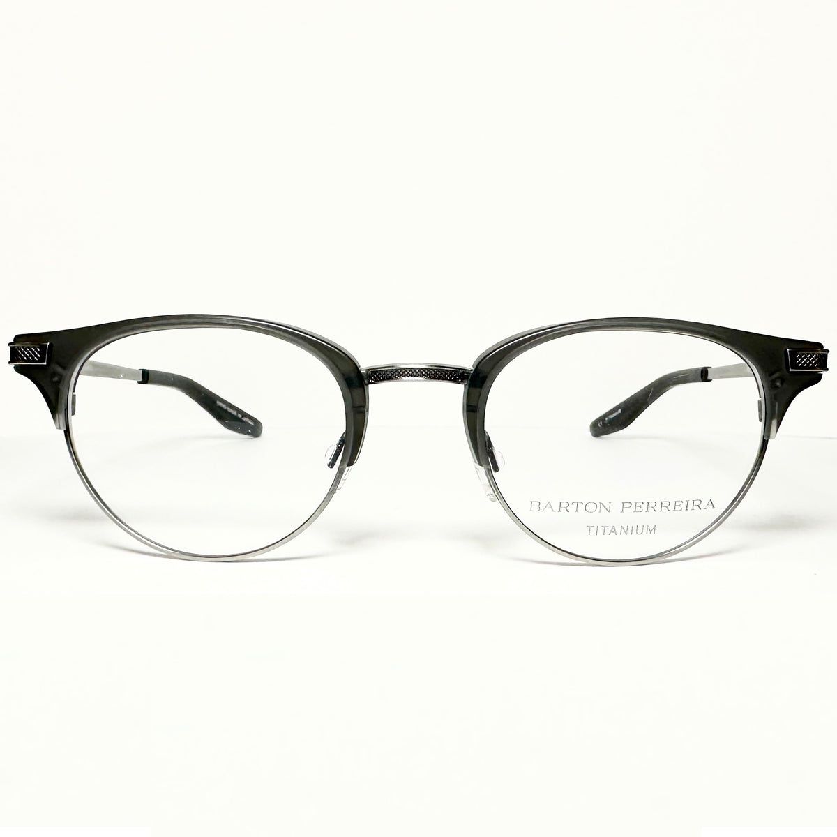 Barton Perreira CLARENDON MDU/PEW Unisex Eyeglasses Frame NEW Authentic