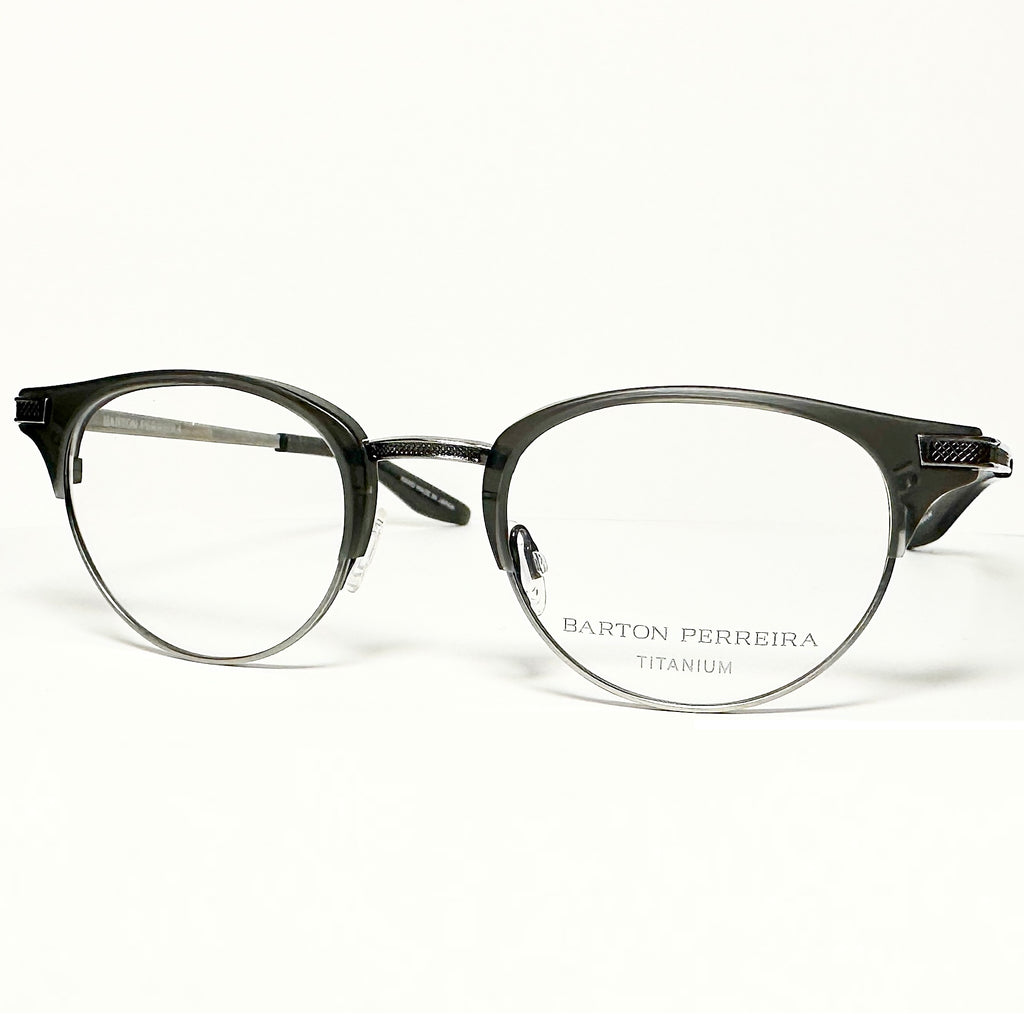 Barton Perreira CLARENDON MDU/PEW Unisex Eyeglasses Frame NEW Authentic