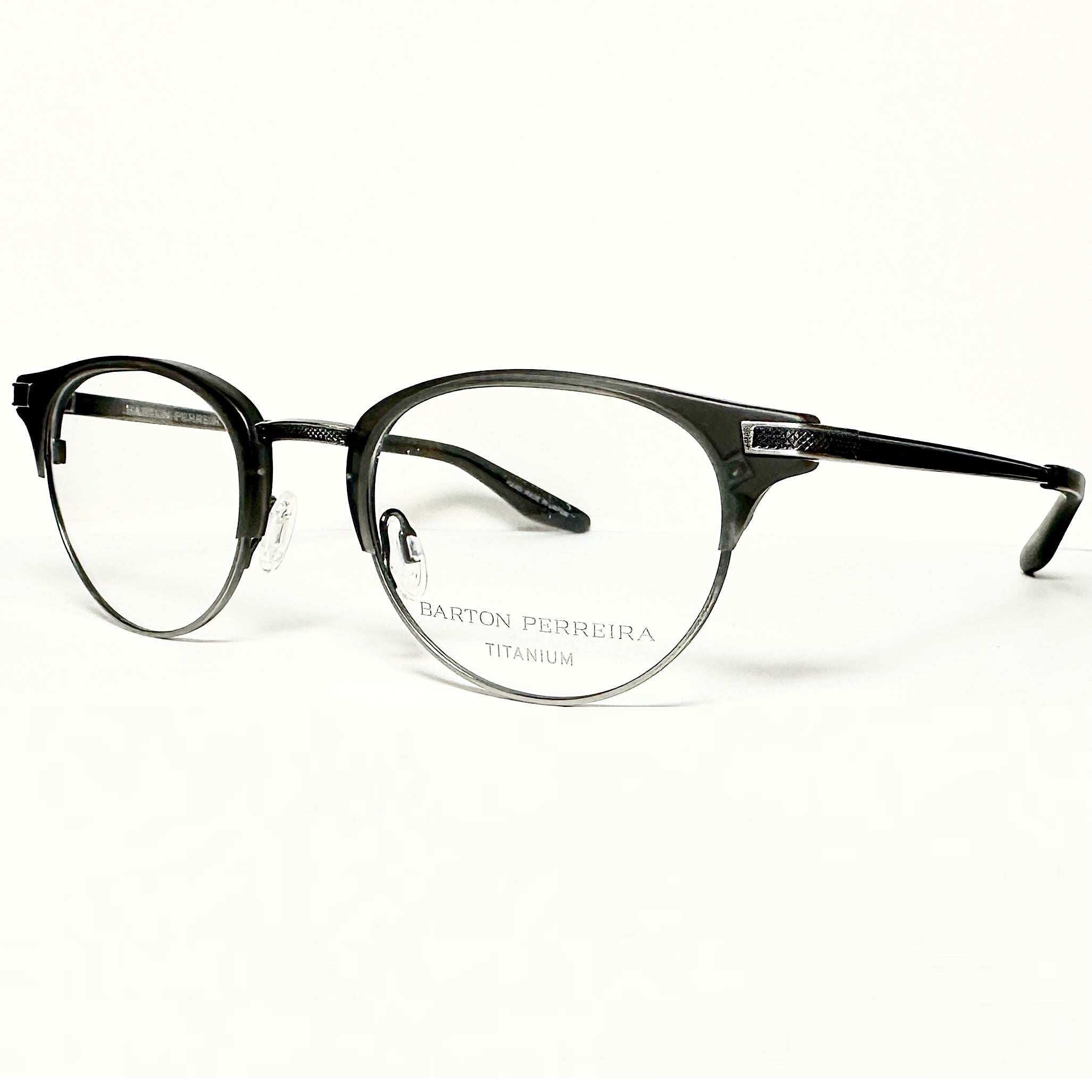 Barton Perreira CLARENDON MDU/PEW Unisex Eyeglasses Frame NEW Authentic