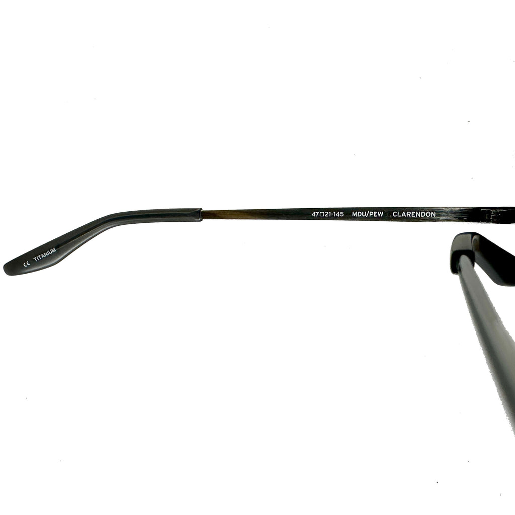 Barton Perreira CLARENDON MDU/PEW Unisex Eyeglasses Frame NEW Authentic
