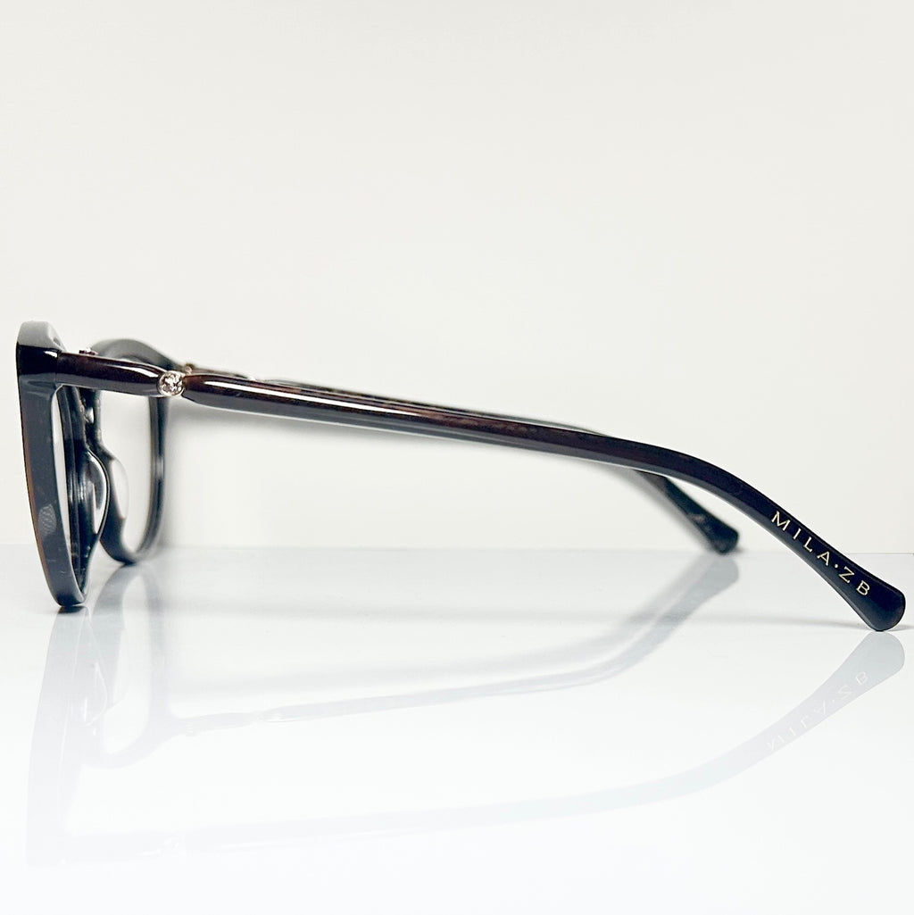 Mila ZB MZ162V02 Women's Eyeglasses Frames in Brown - Authentic New