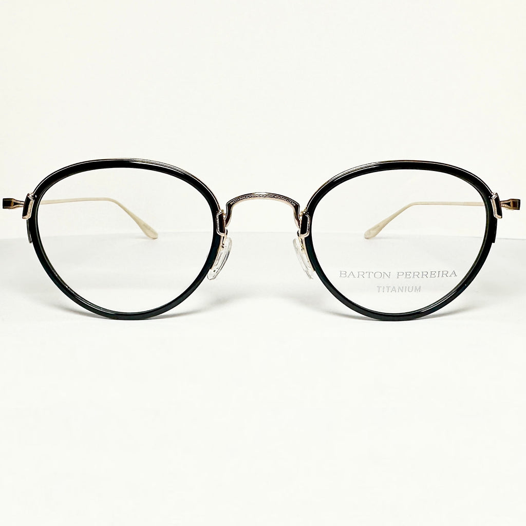 Barton Perreira AINO BLA/GOL  Unisex Eyeglasses Frame NEW Authentic