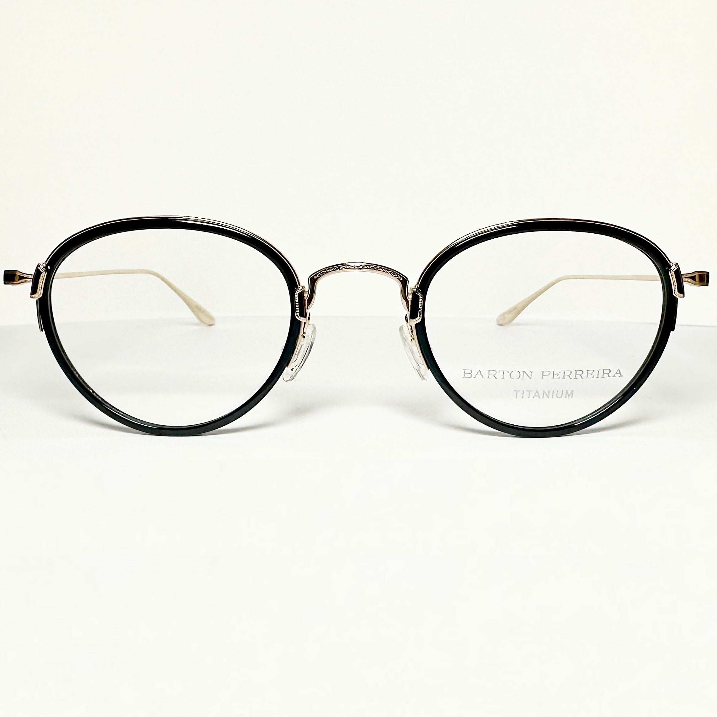 Barton Perreira AINO BLA/GOL  Unisex Eyeglasses Frame NEW Authentic