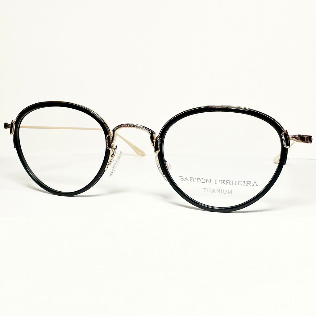 Barton Perreira AINO BLA/GOL  Unisex Eyeglasses Frame NEW Authentic