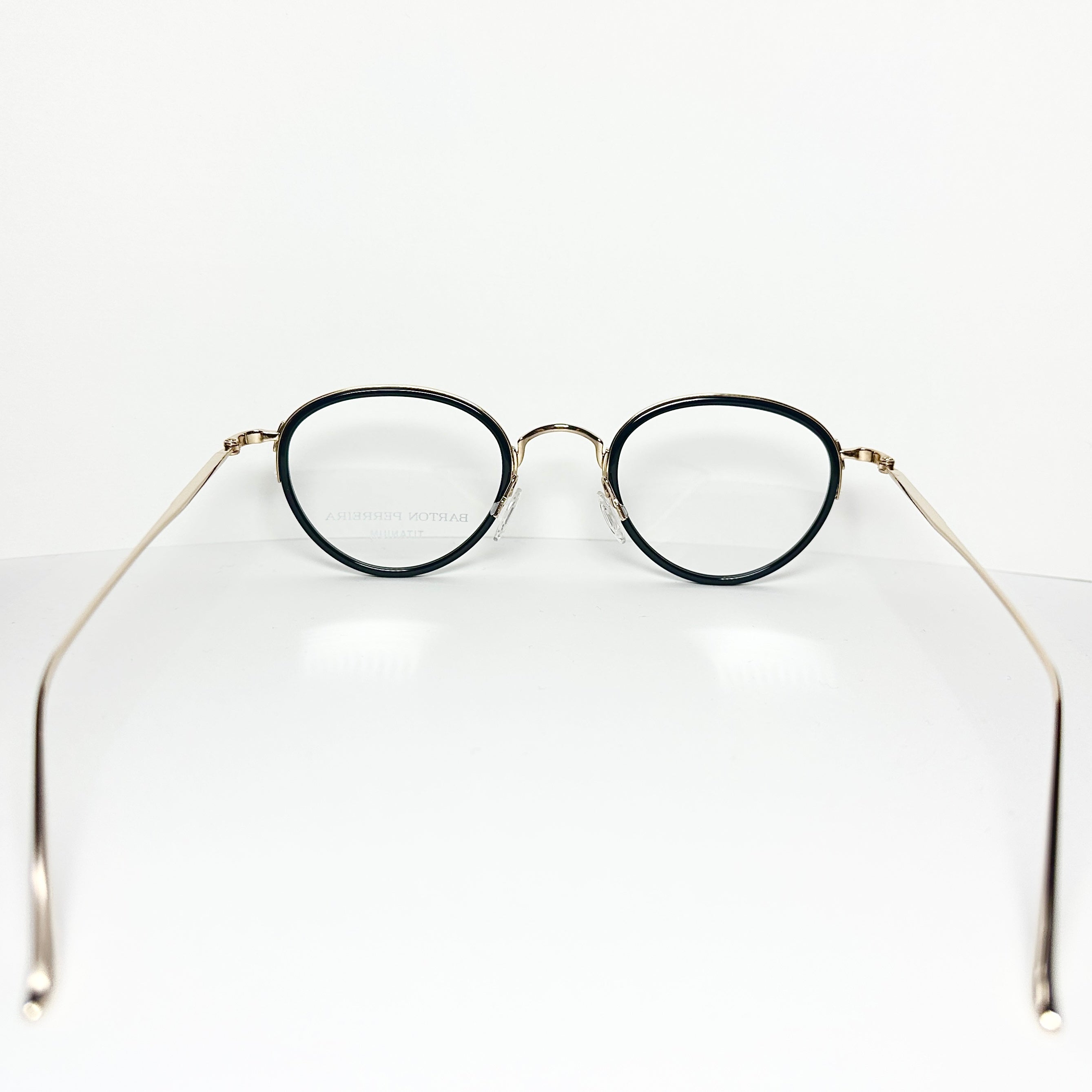 Barton Perreira AINO BLA/GOL  Unisex Eyeglasses Frame NEW Authentic