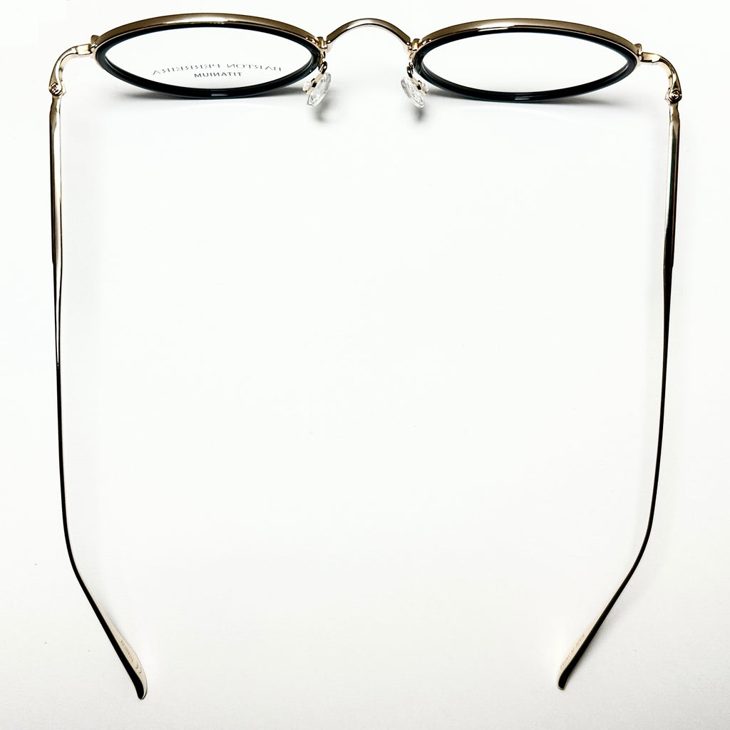 Barton Perreira AINO BLA/GOL  Unisex Eyeglasses Frame NEW Authentic