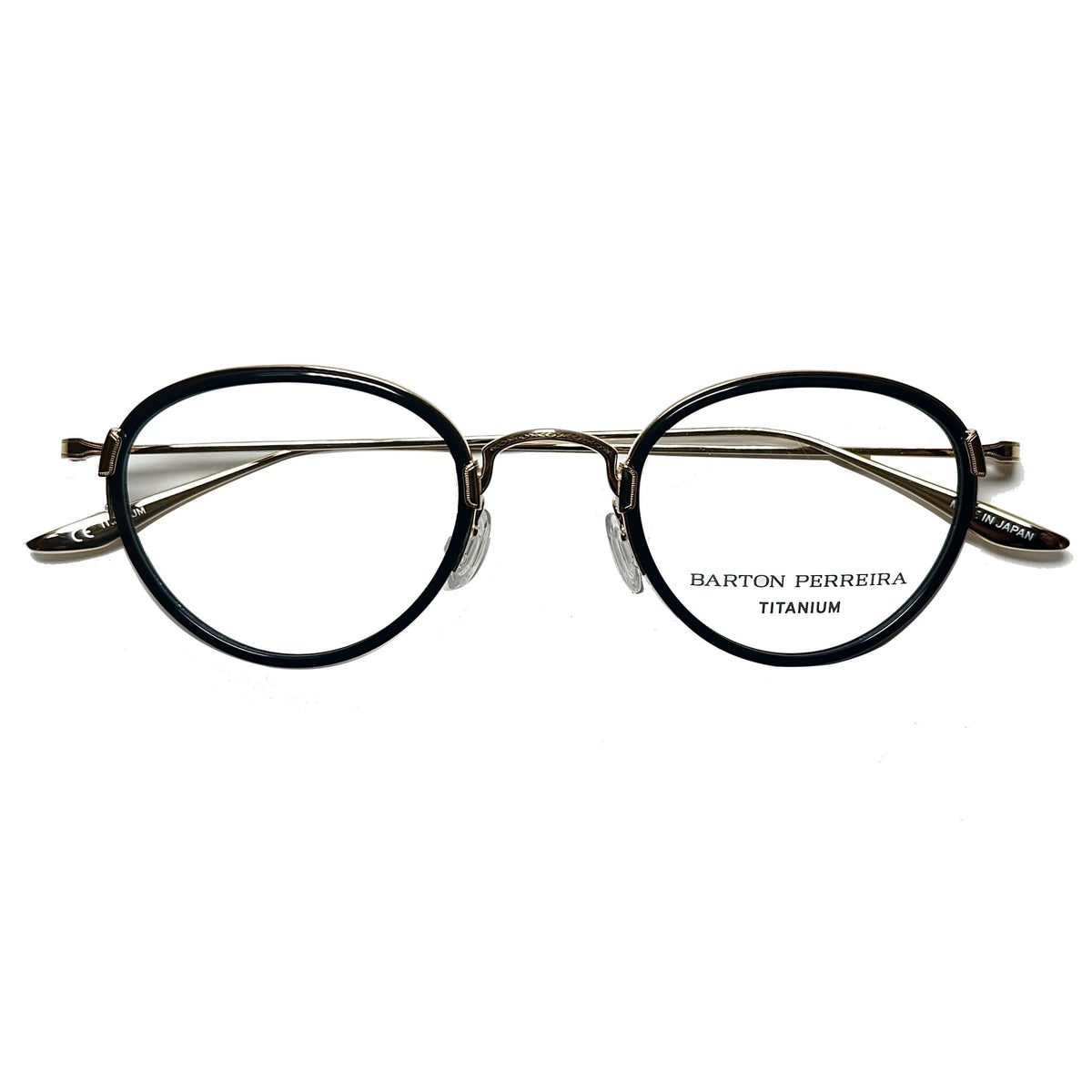 Barton Perreira AINO BLA/GOL  Unisex Eyeglasses Frame NEW Authentic