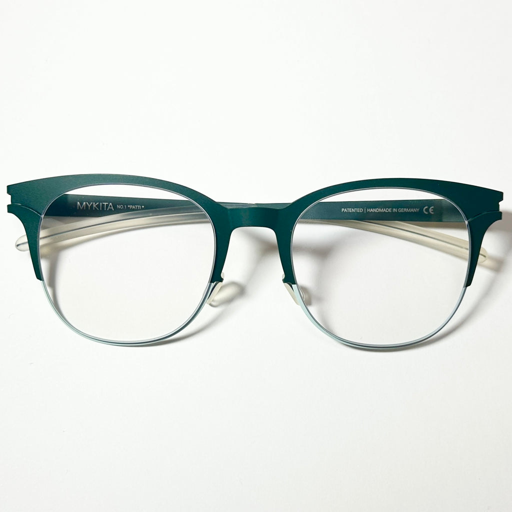 Mykita NO.1 PATTI Col 178 Unisex Eyeglasses Frame in Moss Green - Authentic New