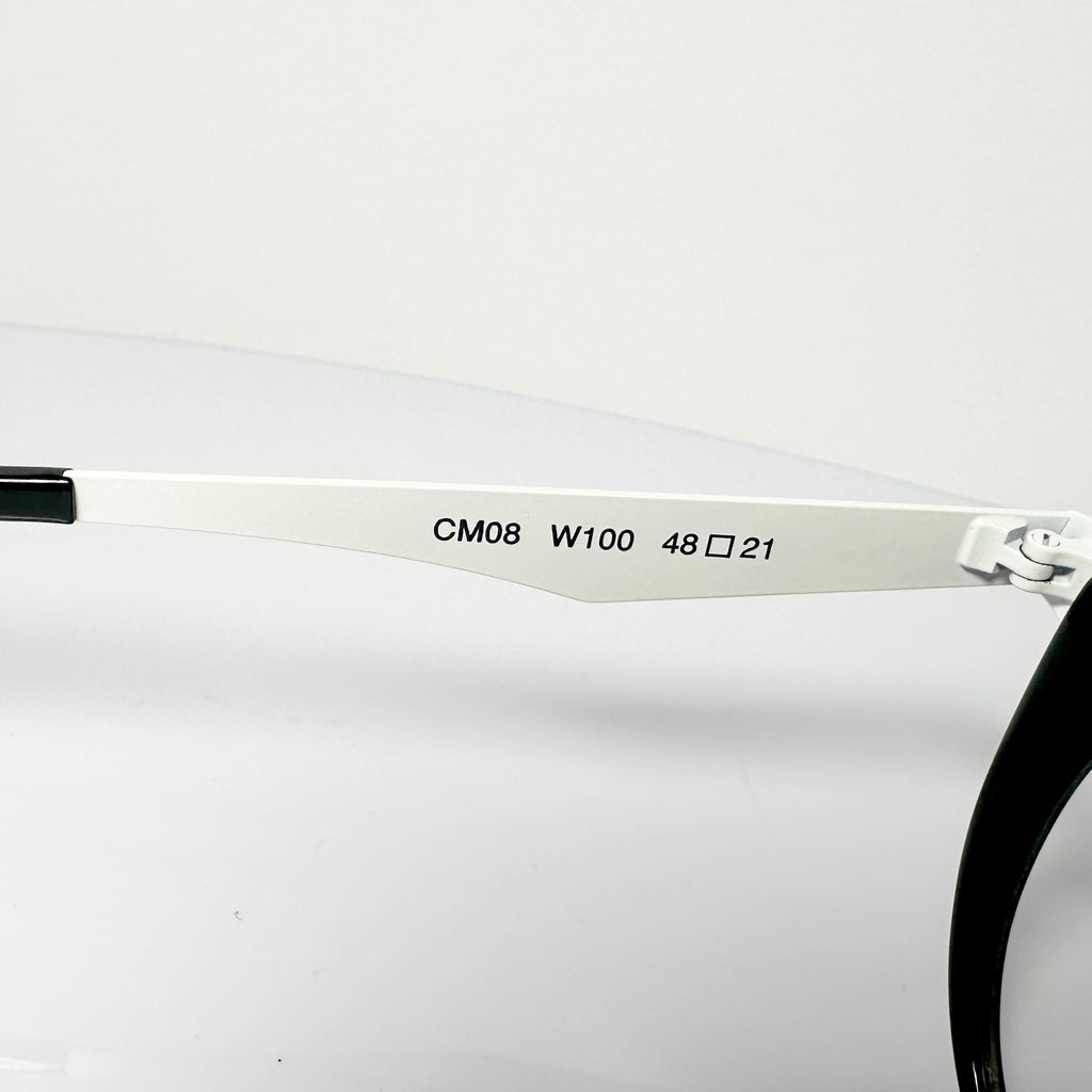 VUE DC CM08 W100 Unisex Eyeglasses Frame in White - Authentic New